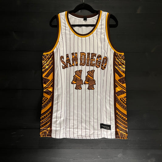 A-001a #44 White Tribalz - ALL SIZES