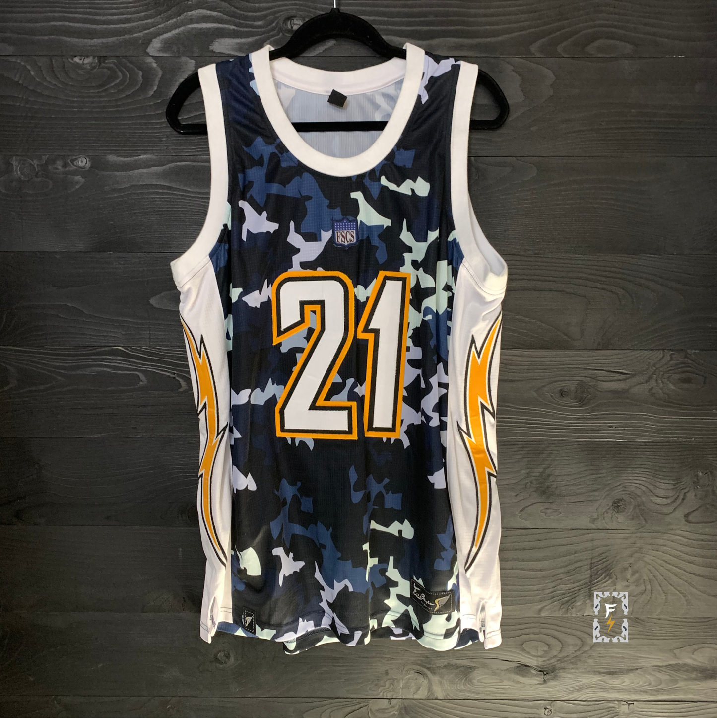 B-020m TOMLINSON #21 BOLTS Arctic Camo - MADE TO ORDER