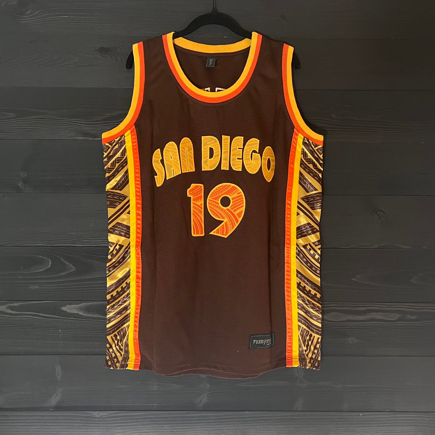 A-002a #19 SD FAITHFUL Brown Yellow Orange Tribalz- ALL STOCK