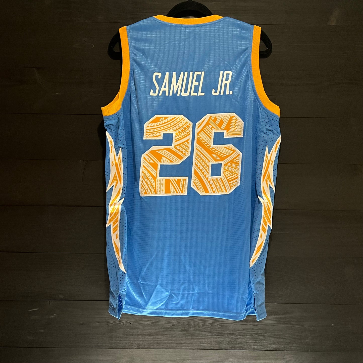 B-001m SAMUEL JR. #26 BOLTS Powder Tribalz - MADE TO ORDER