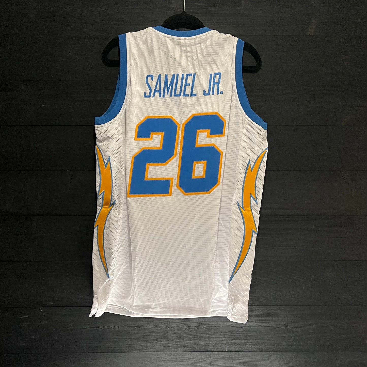 B-004m SAMUEL JR. #26 BOLTS White - MADE TO ORDER