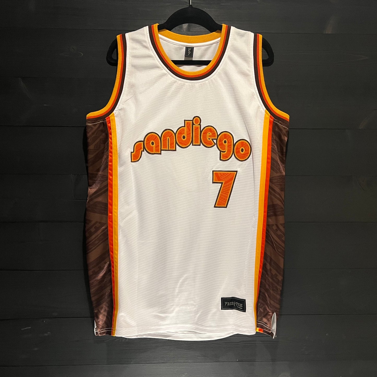 A-023m KIM Hangul Script #7 SD 1984 White Tribalz - MADE TO ORDER