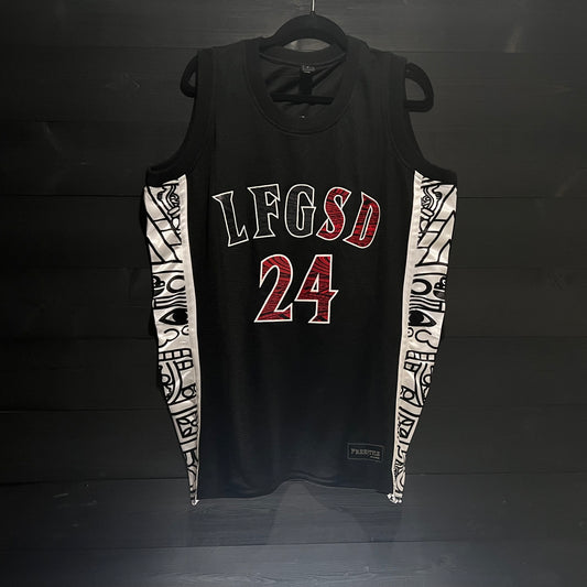 C-011a #24 LFGSD Black White Hiero - AVAILABLE STOCK