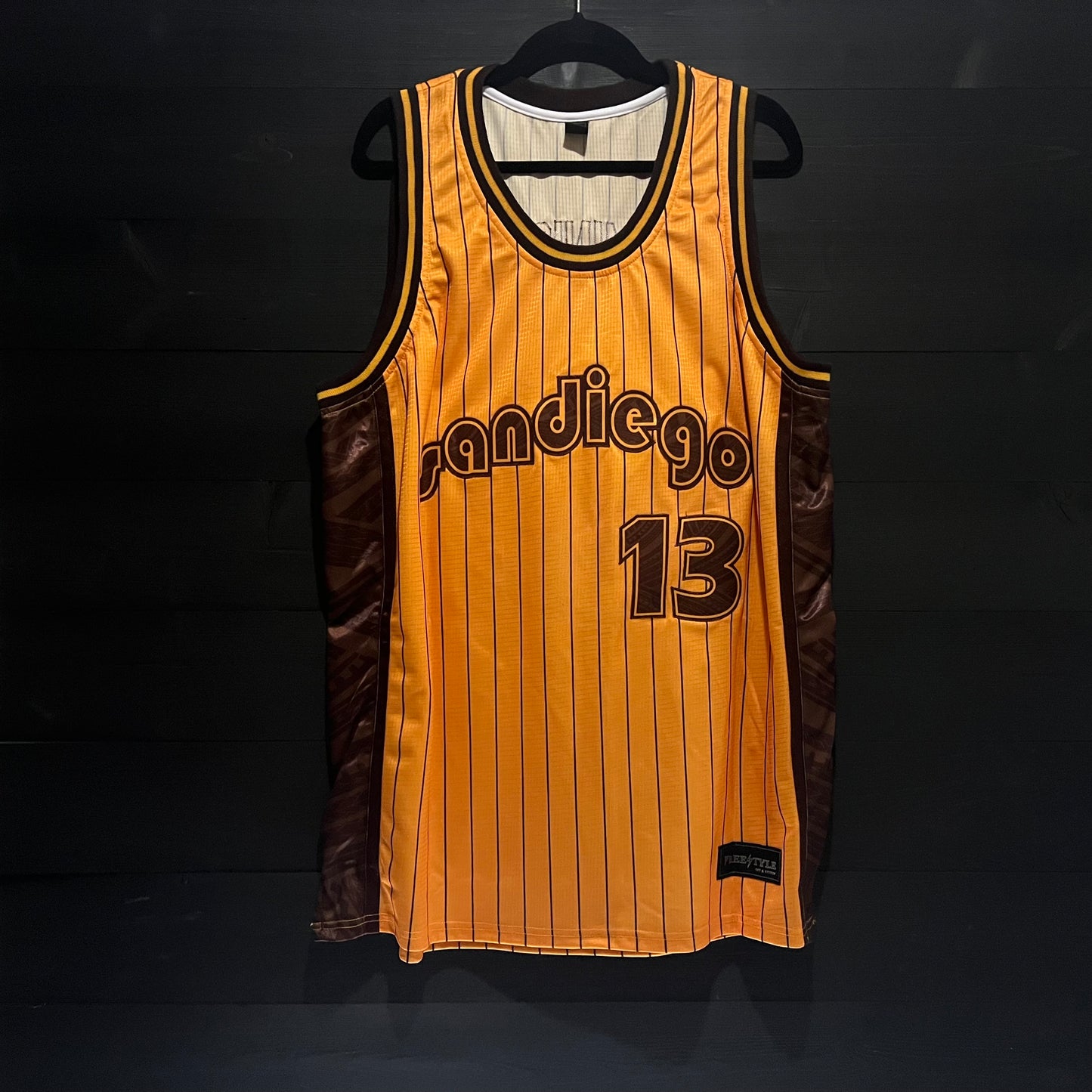 A-025m EL MINISTRO #13 SD 1978 Yellow Pinstripes - MADE TO ORDER