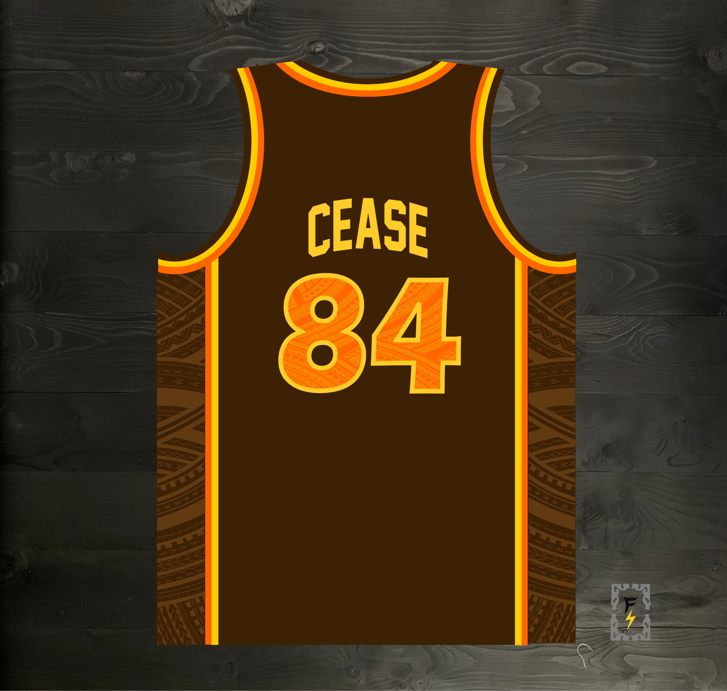 A-024m CEASE #84 SD 1984 Brown Tribalz - MADE TO ORDER