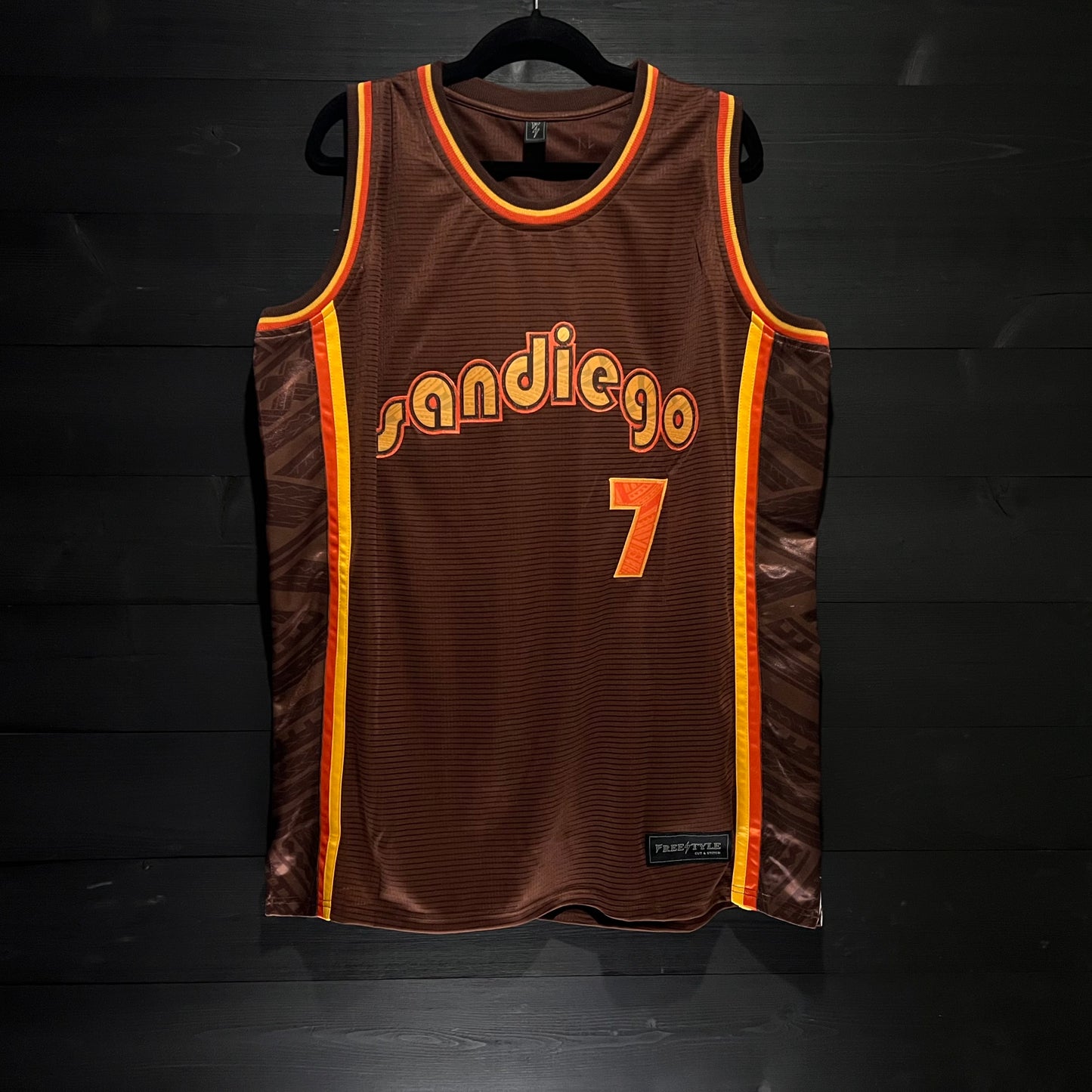 A-024m KIM Hangul Script #7 SD 1984 Brown Tribalz - MADE TO ORDER