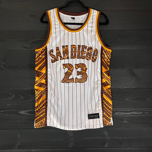 A-001a #23 White Tribalz - ALL SIZES