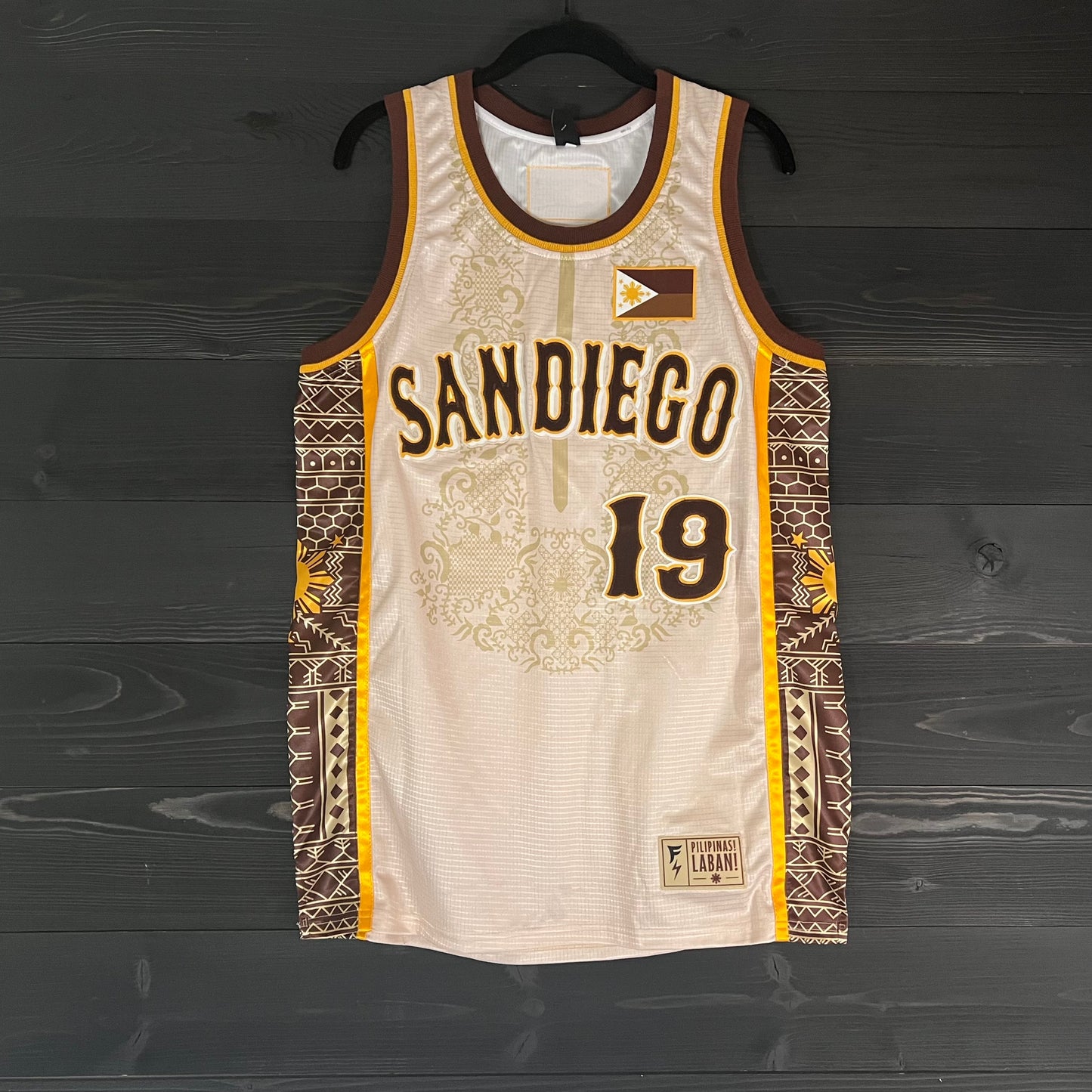 A-102m #19 SD FAITHFUL Filipino Inspired Creme Brown Barong - MADE TO ORDER