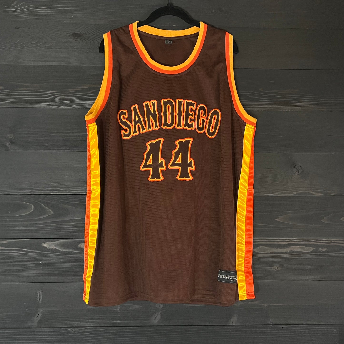 A-105a #44 Brown on Brown Yellow Orange - ALL STOCK