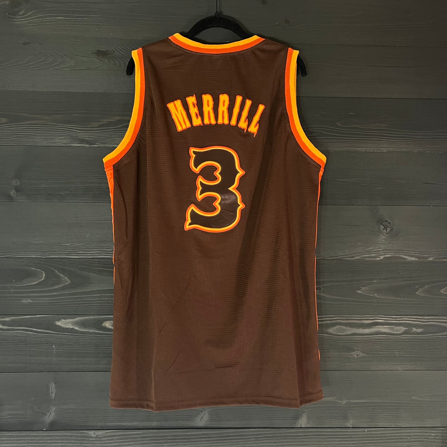 A-105a #3 Brown on Brown Yellow Orange - ALL STOCK