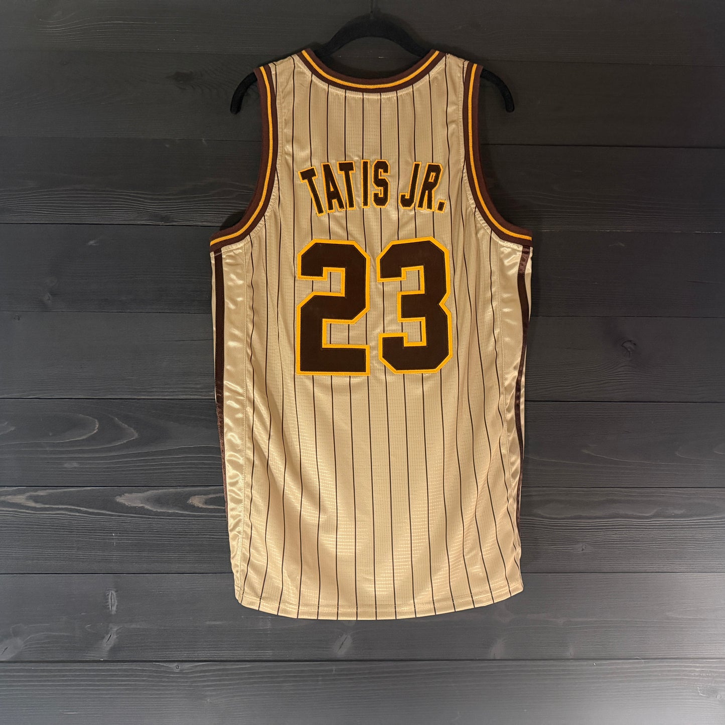A-105a #23 Sand Brown Yellow Brown Pinstripes - ALL STOCK