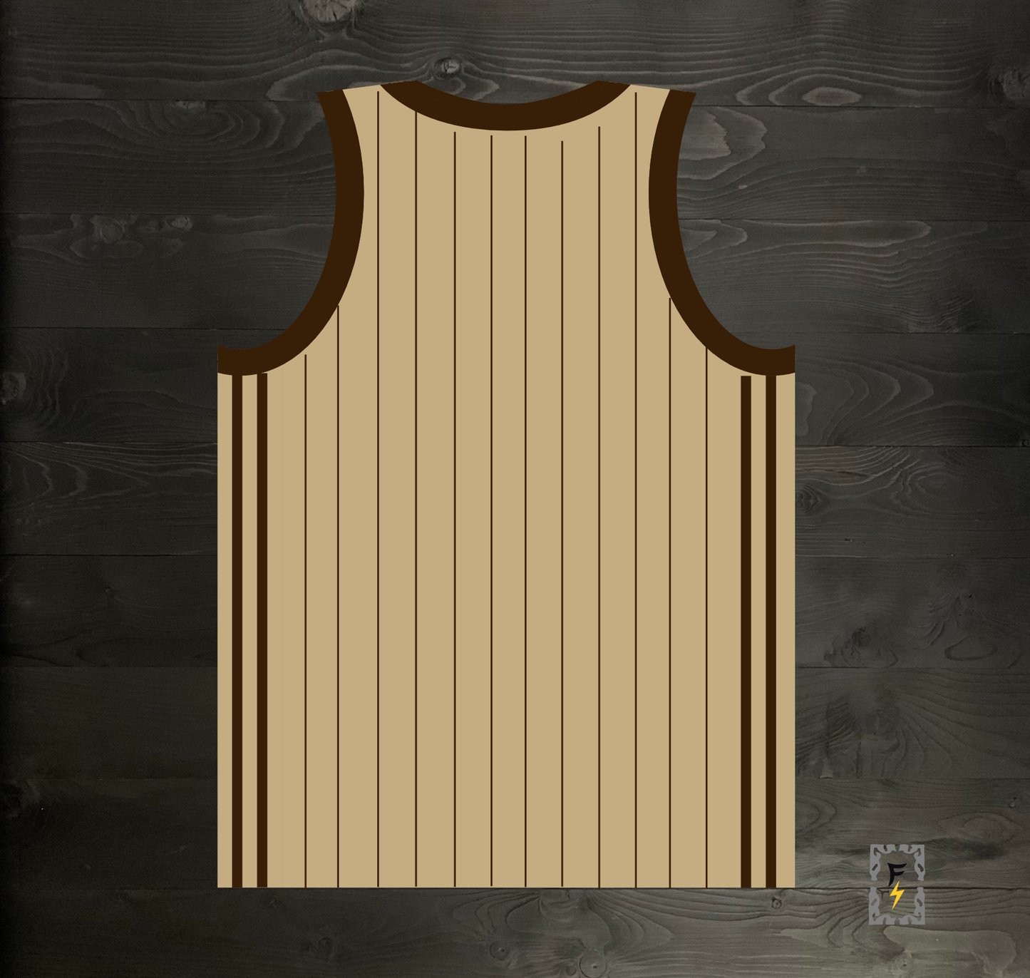 A-113m SD Sand Brown Orange Basketball Tank Top - MADE TO ORDER