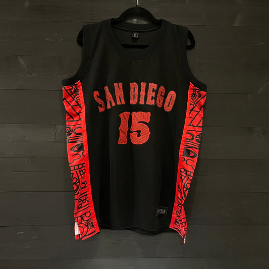 C-013a #15 Black Red Hiero - AVAILABLE STOCK