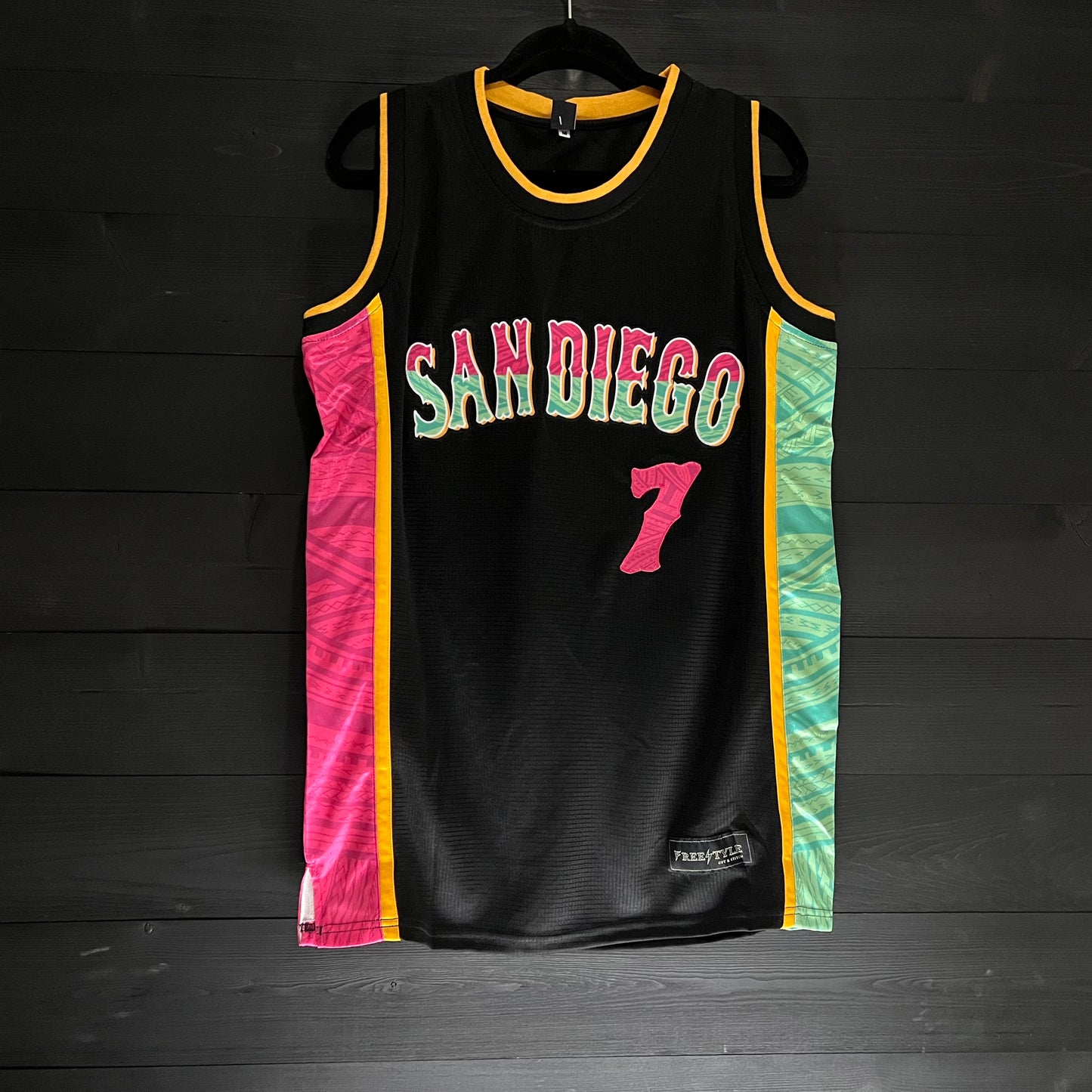 A-004a #7 Black Mint Pink - CLEARANCE