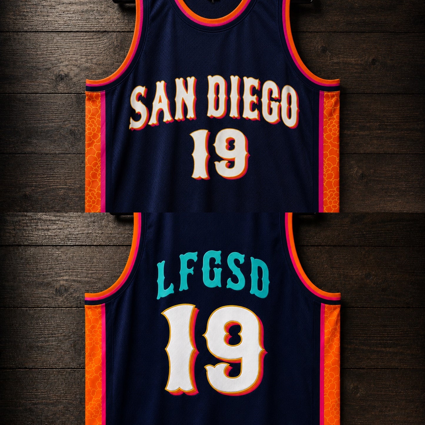 A-120a LFGSD #19 - SD Navy Marigold Magenta - AVAILABLE STOCK