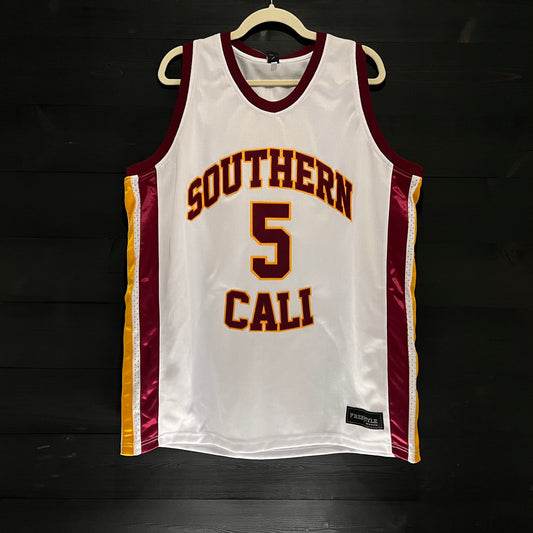 T-003a #5 White Maroon Gold - AVAILABLE STOCK