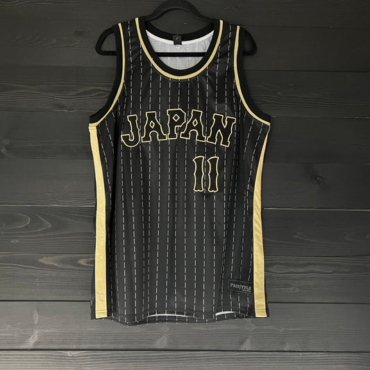 W-051a #11 Japan Black Gold w Pinstripes - ALL SIZES