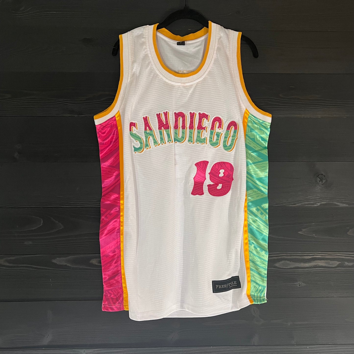 A-003a #19 SD FAITHFUL White Mint Pink - ALL STOCK