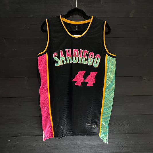 A-004a #44 Black Mint Pink - ALL SIZES