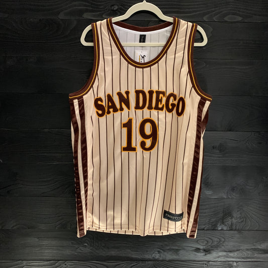 A-006a #19 Sand Brown Pinstripes - ALL SIZES