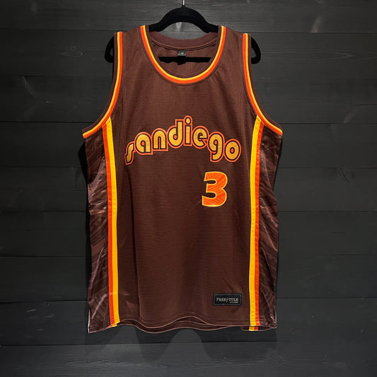 A-024a #3 Retro Brown Orange Yellow Gold - ALL SIZES