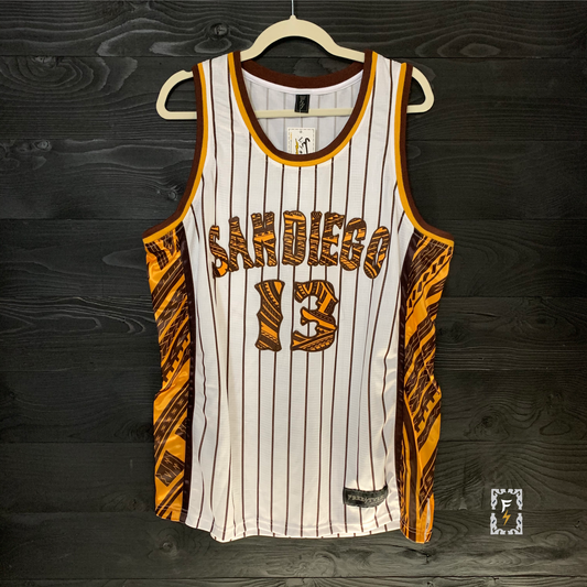 A-001a #13 White Tribalz - ALL STOCK