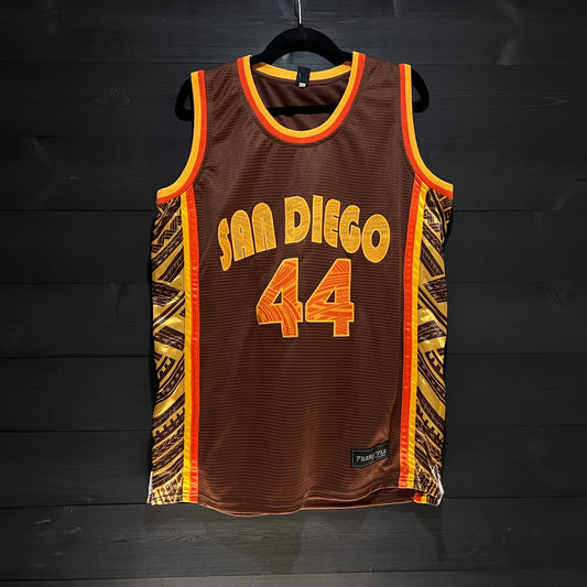 A-002a #44 Brown Orange Tribalz - ALL SIZES