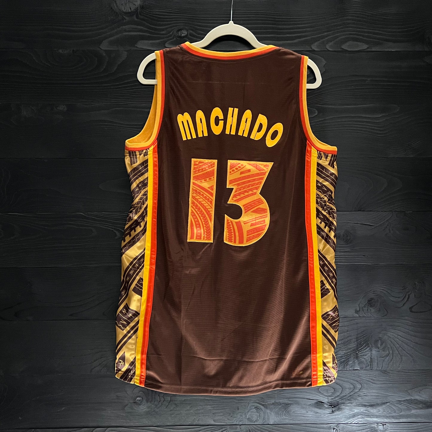 A-002m #13 Brown Orange Tribalz - MADE TO ORDER - ALL SIZES
