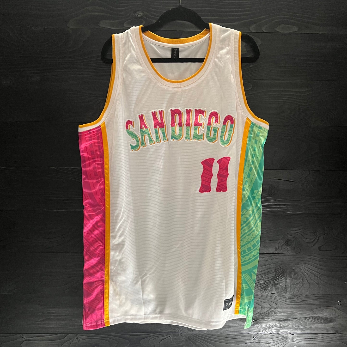 A-003a #11 White Mint Pink - ALL SIZES