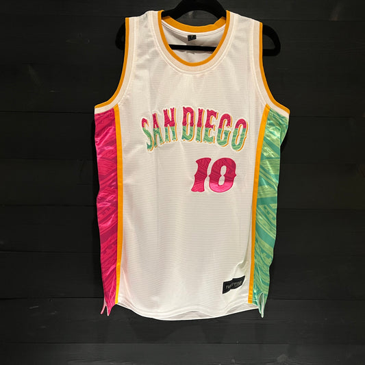 A-003a #10 White Mint Pink - CLEARANCE