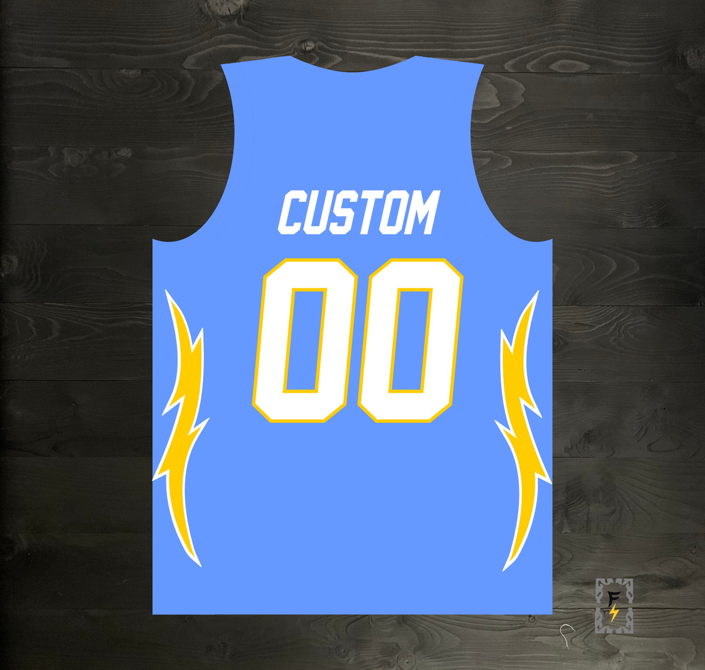 B-030m CUSTOM Name and # Powder Solid - MADE TO ORDER