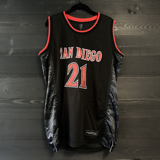 C-015a #21 Black Red Black Tribal - AVAILABLE STOCK