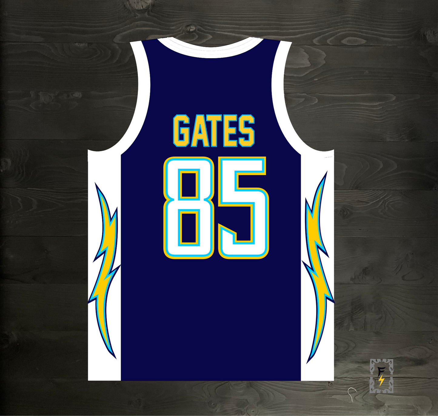 B-017m GATES #85 BOLTS 2007 Navy - MADE TO ORDER