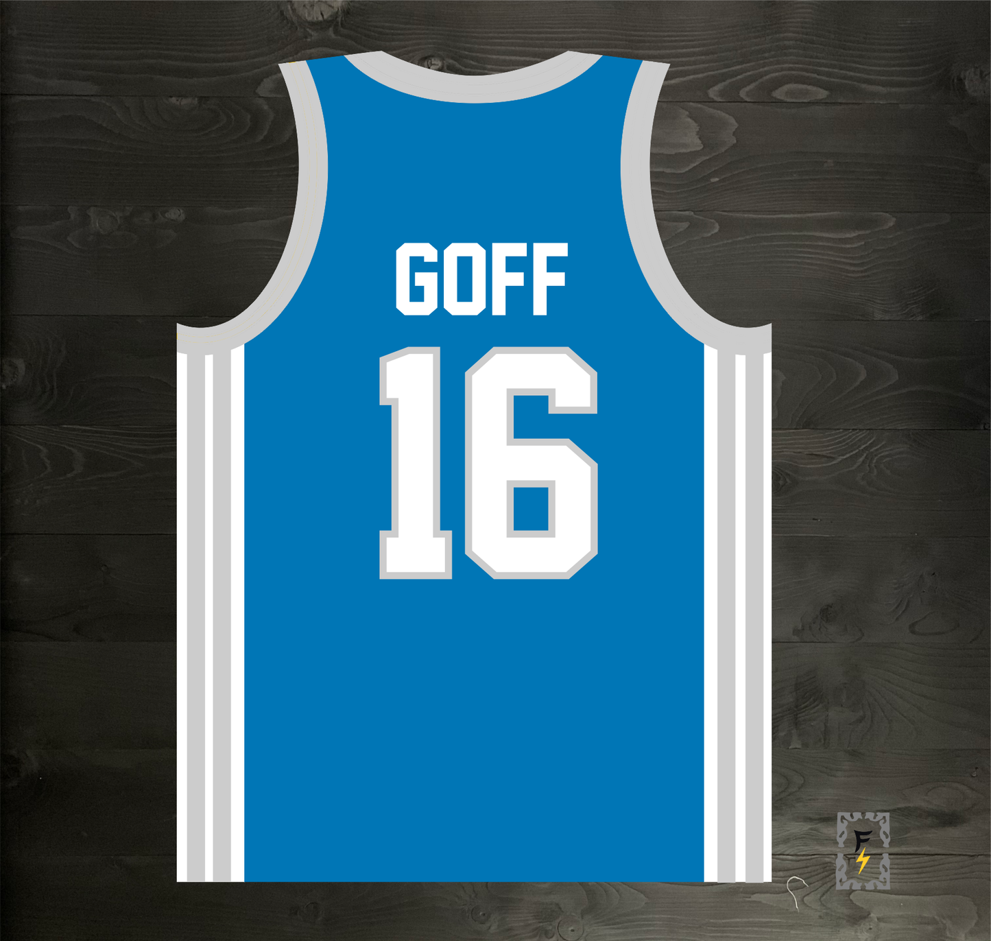 N-571m GOFF #16 Lions Blue White - Made To Order