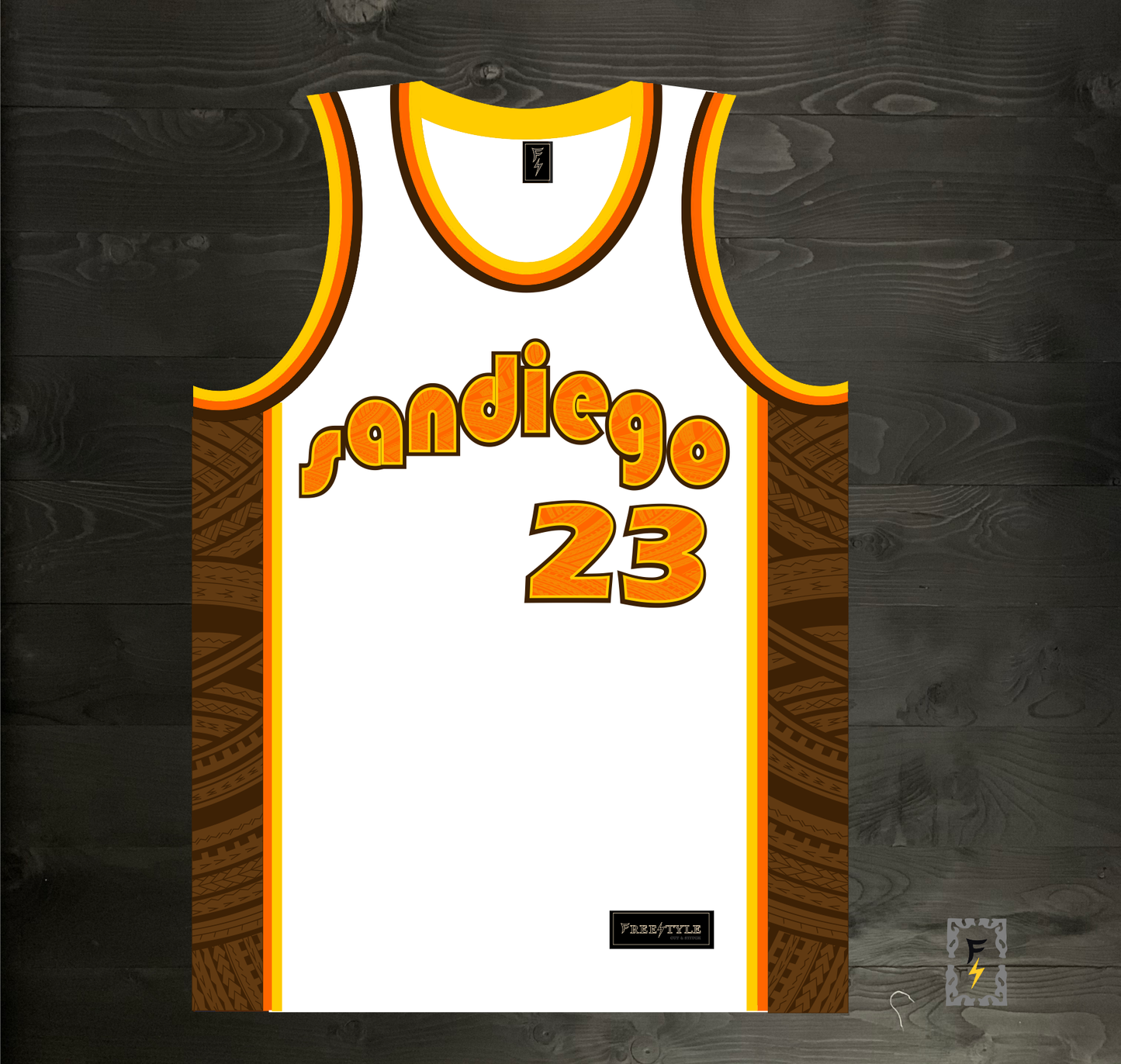 A-023m EL NINO #23 SD 1984 White Tribalz - MADE TO ORDER