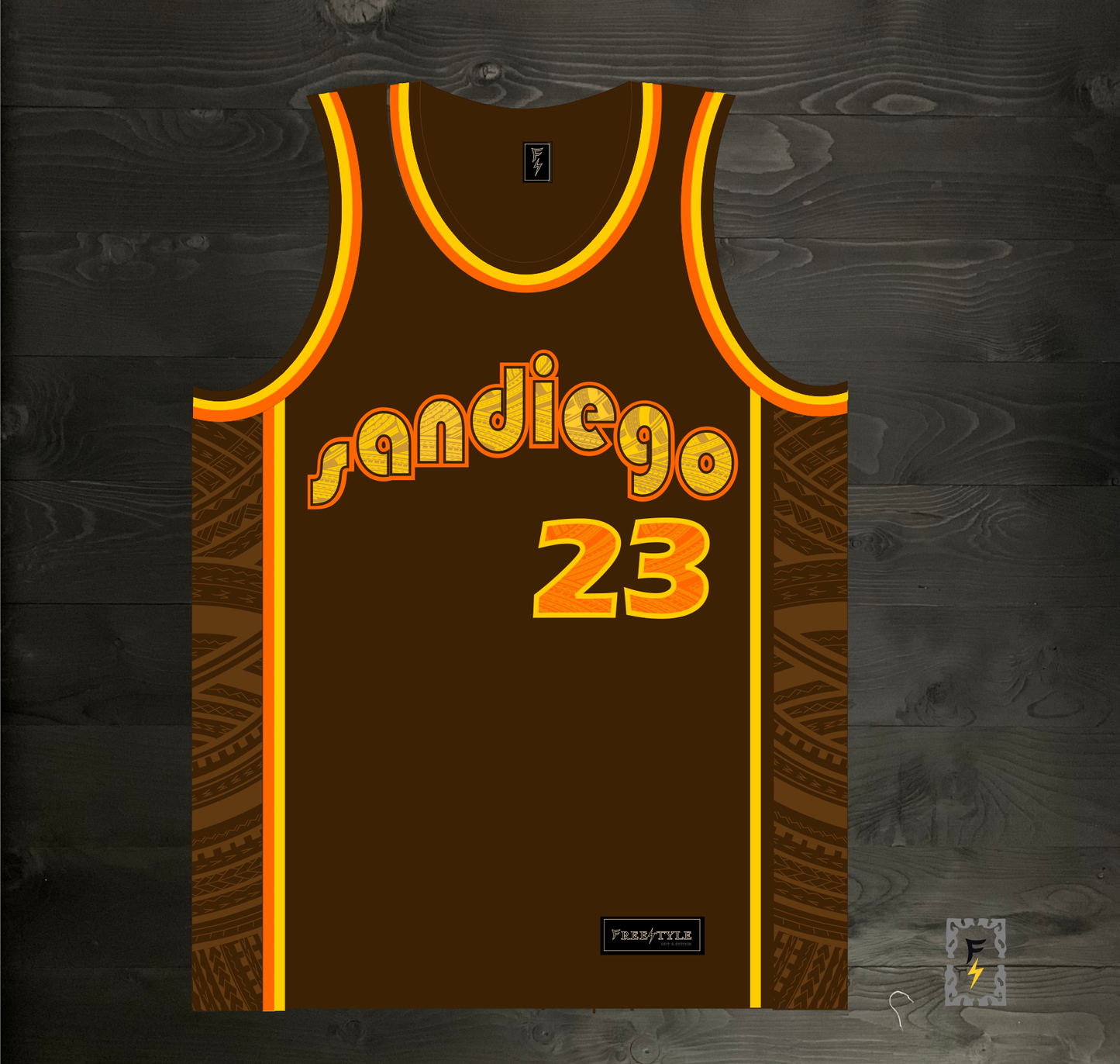 A-024m EL NINO #23 SD 1984 Brown Tribalz - MADE TO ORDER