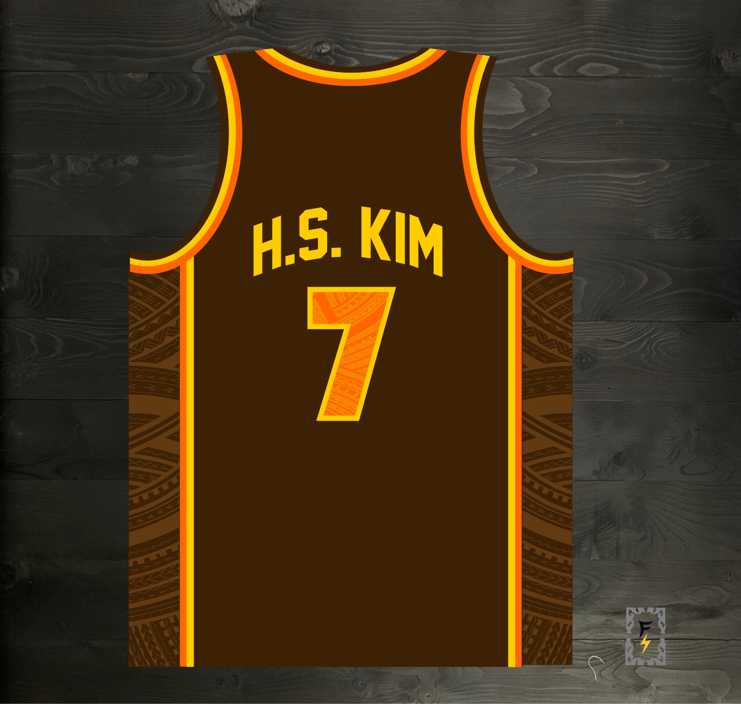 A-024m H.S. KIM #7 SD 1984 Brown Tribalz - MADE TO ORDER