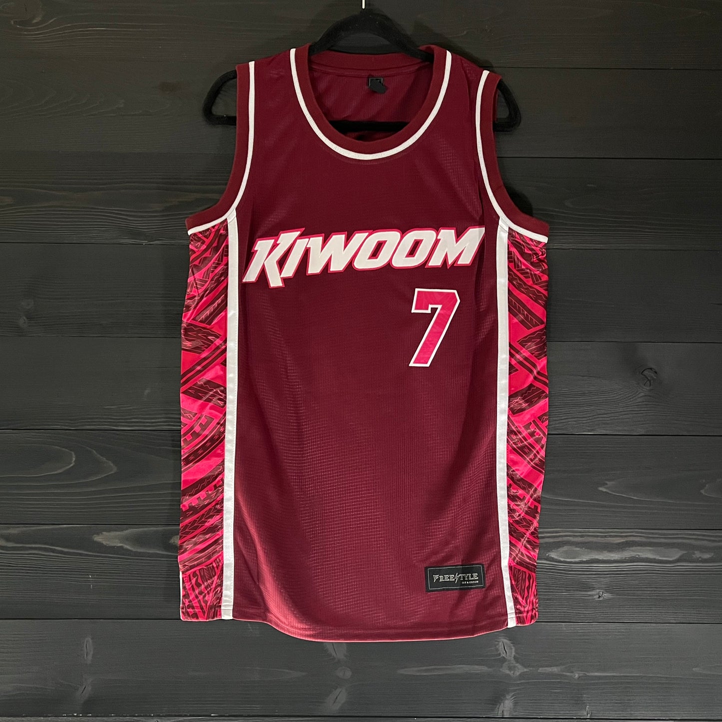 W-060a #7 WBO Kiwoon Maroon - ALL SIZES
