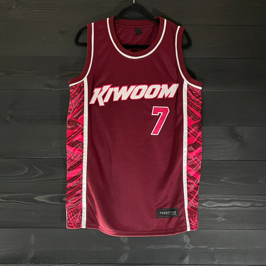 W-060a #7 WBO Kiwoon Maroon - ALL SIZES