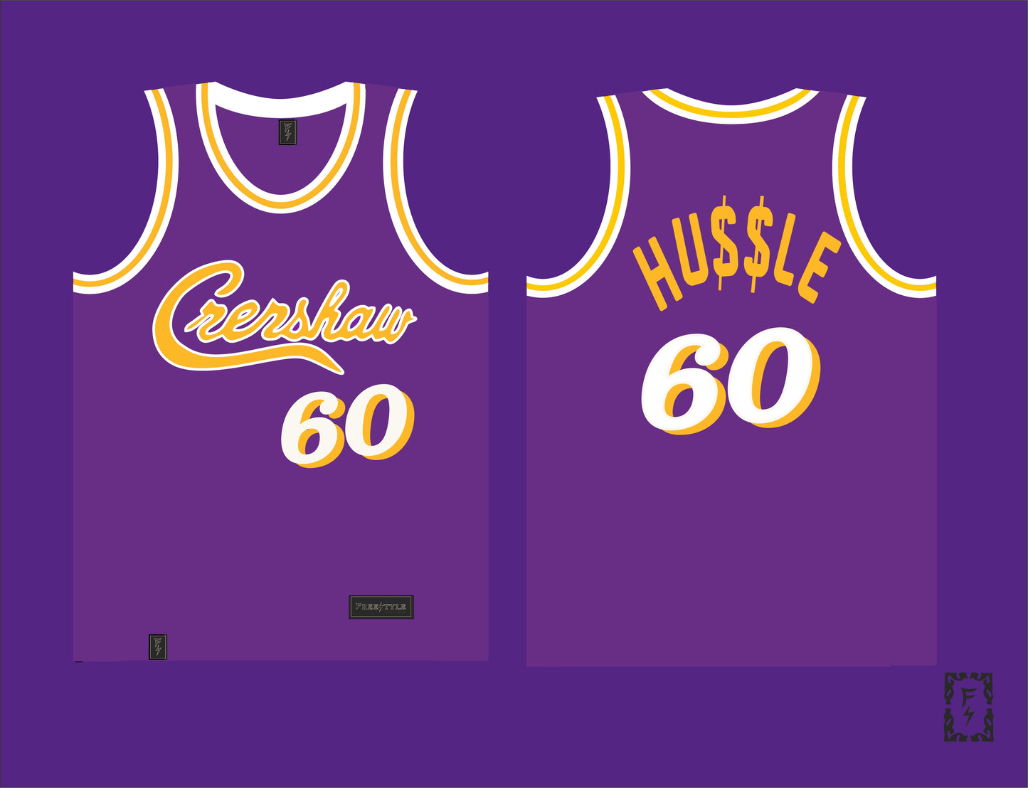 Crenshaw in Laker Purple #60 HU$$LE