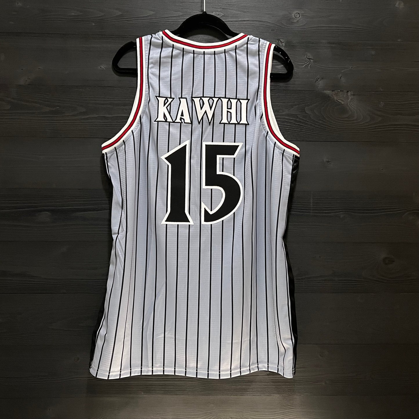 C-005a KAWHI #15 AZTECS SD Gray Pinstripes - AVAIL STOCK