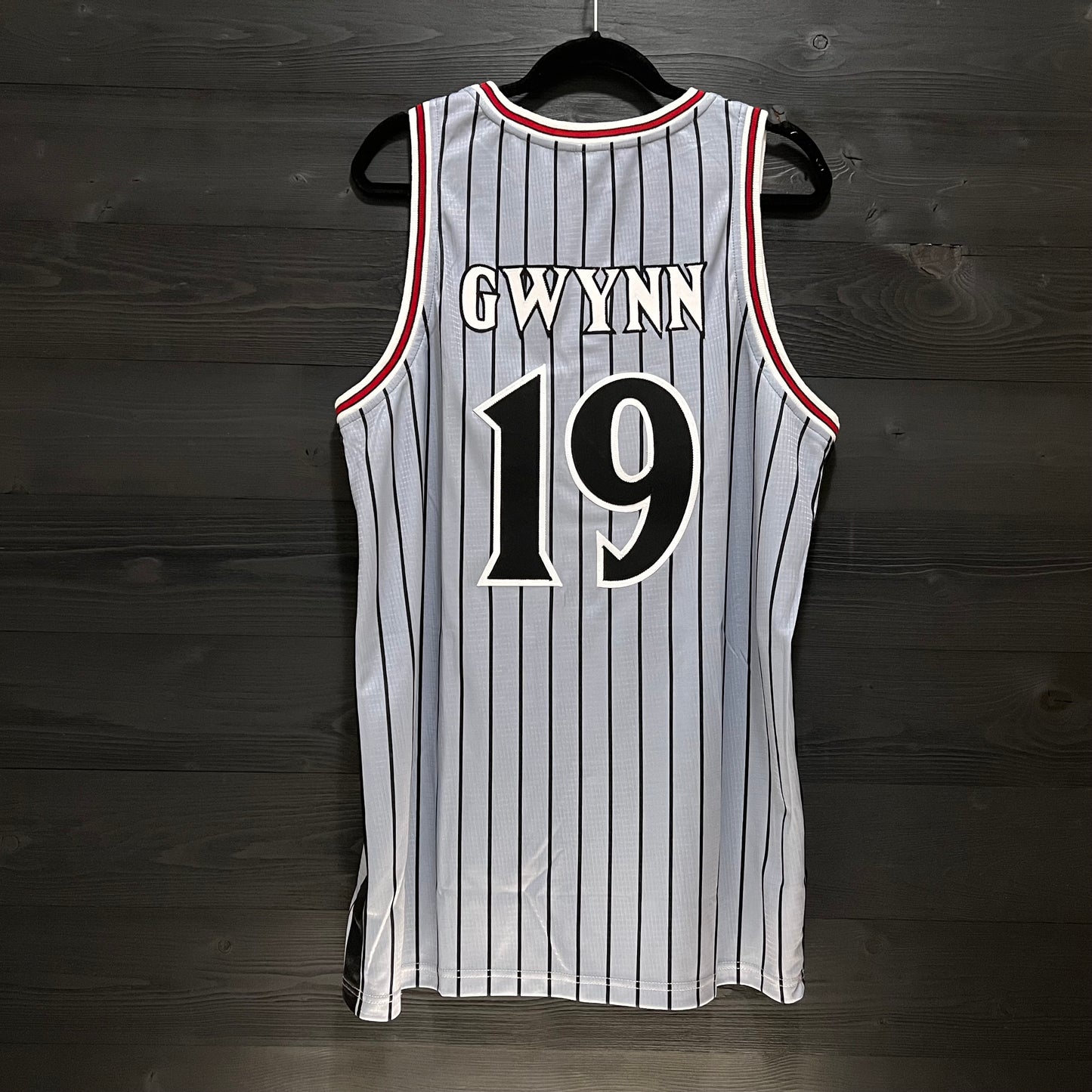 C-005m GWYNN #19 AZTECS SD Gray Pinstripes - MADE TO ORDER