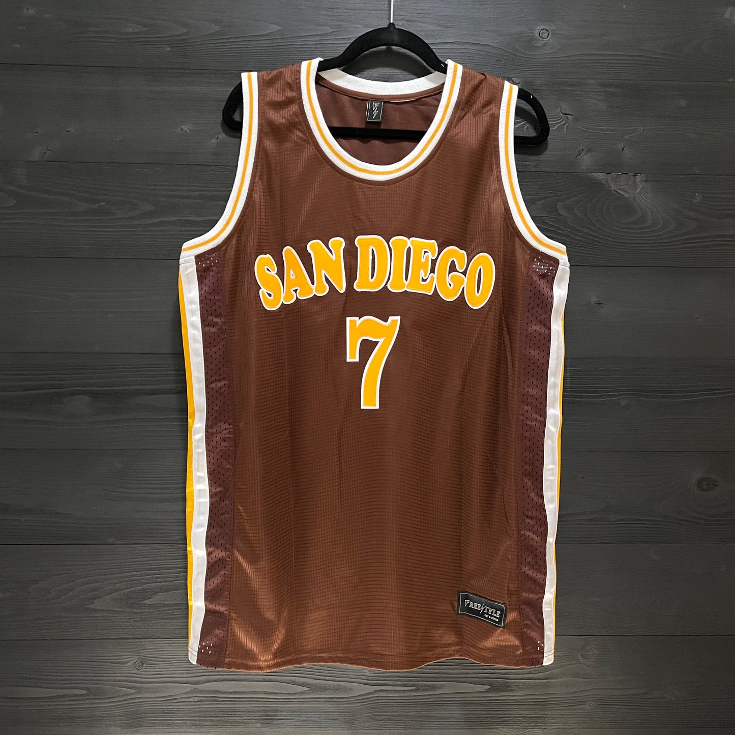 A-005m KIM Hangul Script #7 SD Friars Road Brown 2020 - MADE TO ORDER