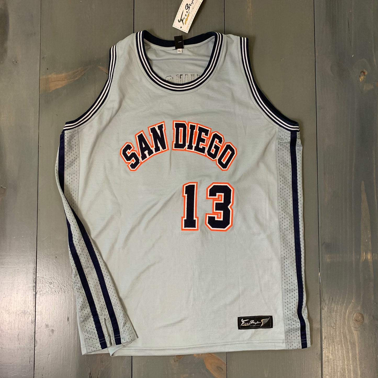 Freestyle Basketball Jersey X Friars X 98 Gray #13 EL MINISTRO