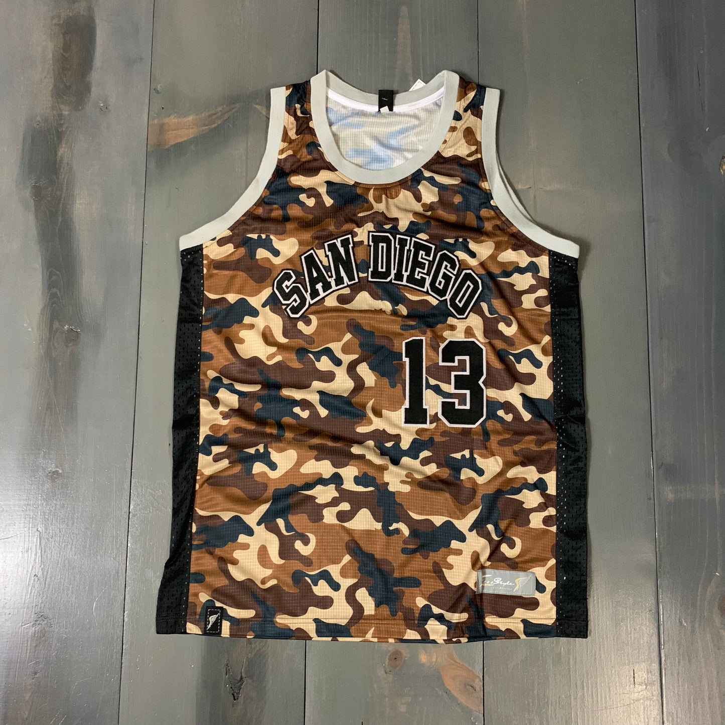 Freestyle Basketball Jersey X Friars X Desert High Camo #13 EL MINISTRO