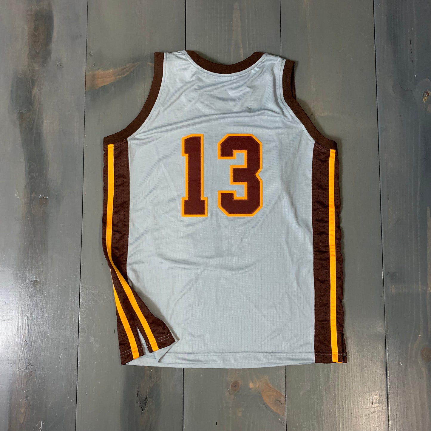 Freestyle Basketball Jersey X Friars 69 Gray Brown Gold #13 EL MINISTRO