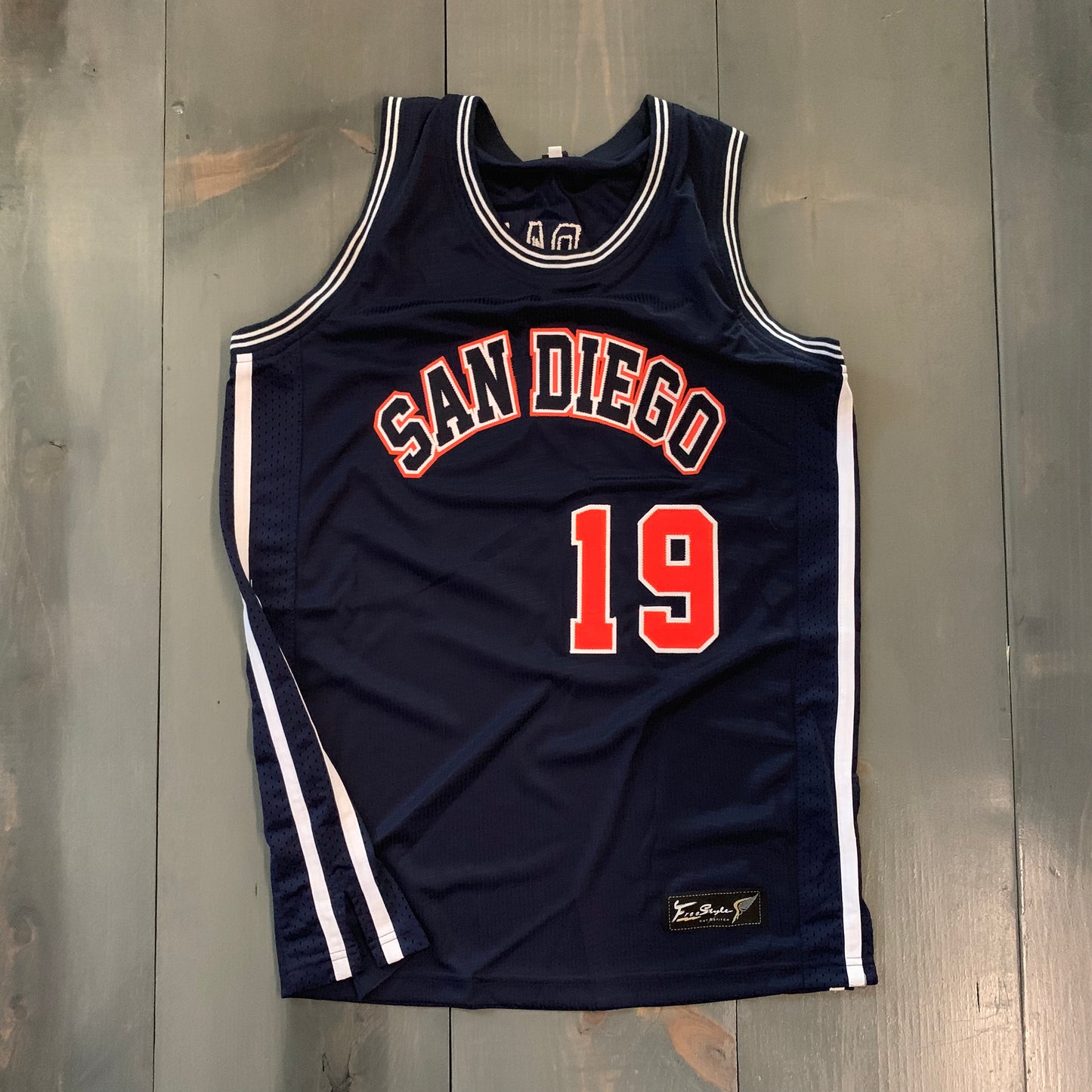 Freestyle Basketball Jersey X Friars 98 Navy #19 MR PADRE