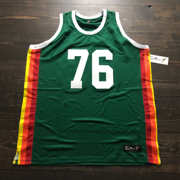 Freestyle Basketball Jersey X U of Hawaii Green #76 – Free Style