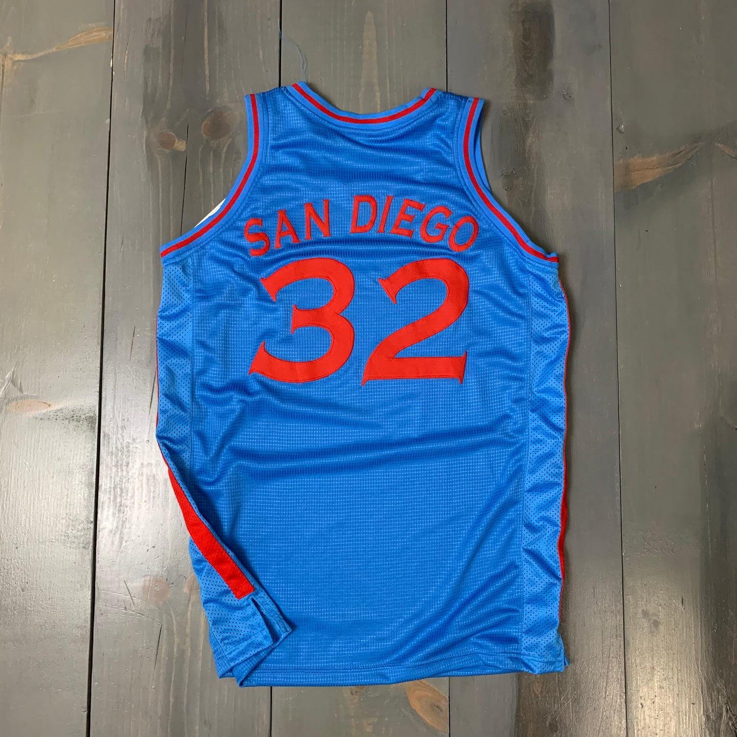 Freestyle Basketball Jersey X Finest Coronado Bridge Powder Red #32 SAN DIEGO