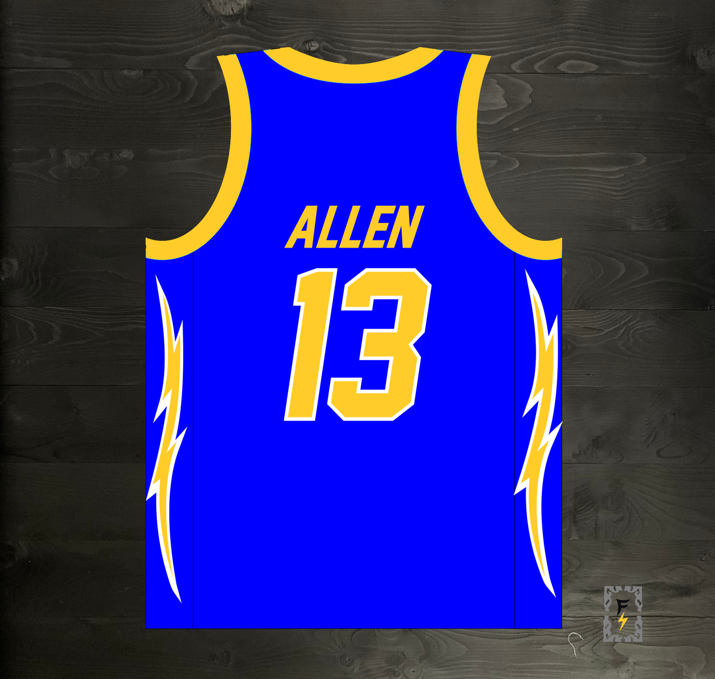 B-003m ALLEN #13 BOLTS Royal - MADE TO ORDER